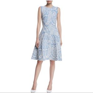 Zac Posen Jacquard A-Line Dress